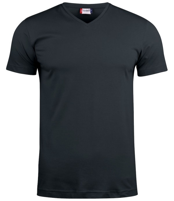 CLIQUE BASIC-T V-NECK ZWART