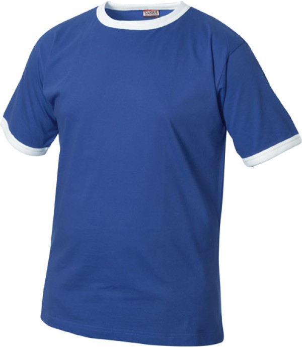 CLIQUE NOME T-SHIRT KOBALT/WIT