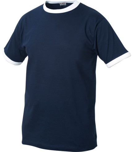 CLIQUE NOME T-SHIRT NAVY/WIT