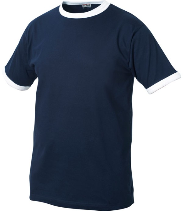 CLIQUE NOME T-SHIRT NAVY/WIT