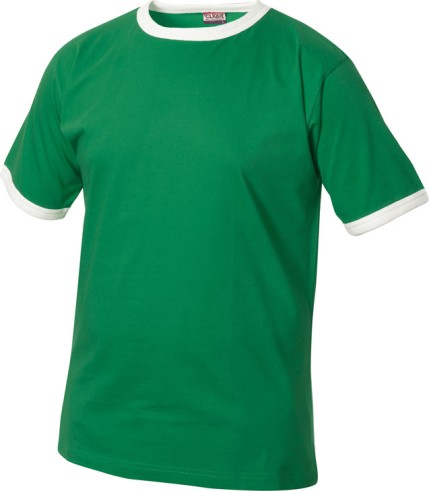CLIQUE NOME T-SHIRT GROEN/WIT