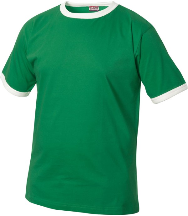 CLIQUE NOME T-SHIRT GROEN/WIT