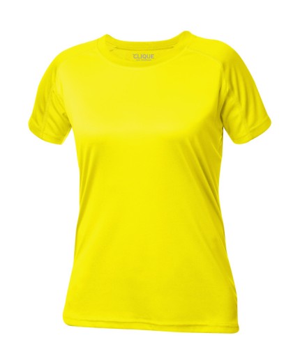 CLIQUE PREMIUM ACTIVE-T WOMEN SIGNAALGEEL