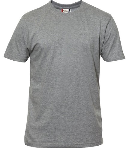 CLIQUE PREMIUM-T MENS GRIJSMELANGE