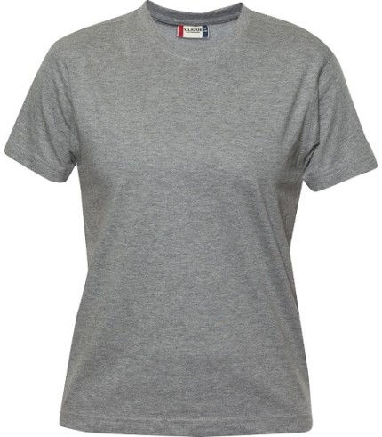 CLIQUE PREMIUM-T WOMEN GRIJSMELANGE