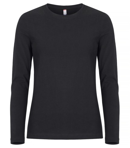 CLIQUE PREMIUM FASHION-T LS WOMEN ZWART