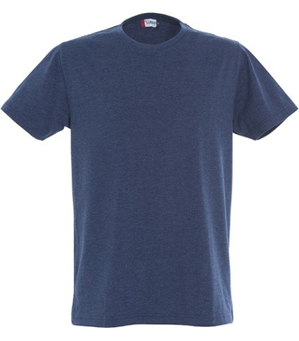 CLIQUE NEW CLASSIC-T BLAUWMELANGE