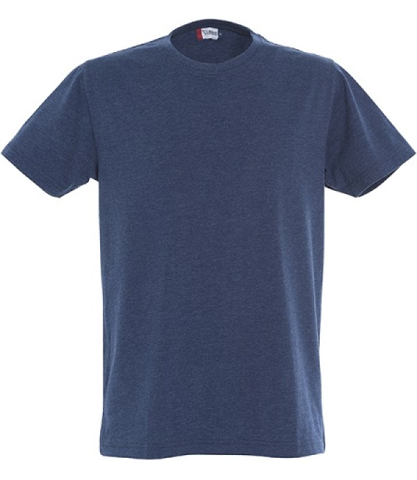 CLIQUE NEW CLASSIC-T BLAUWMELANGE