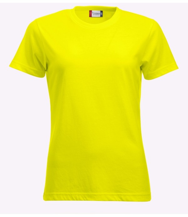 CLIQUE NEW CLASSIC-T WOMEN SIGNAALGEEL