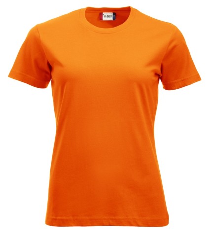 CLIQUE NEW CLASSIC-T WOMEN SIGNAALORANJE