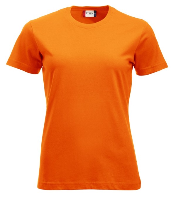CLIQUE NEW CLASSIC-T WOMEN SIGNAALORANJE