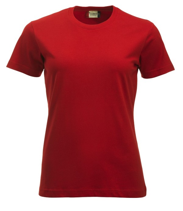 CLIQUE NEW CLASSIC-T WOMEN ROOD