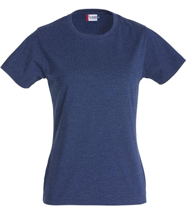 CLIQUE NEW CLASSIC-T WOMEN BLAUWMELANGE
