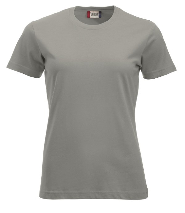 CLIQUE NEW CLASSIC-T WOMEN ZILVERGRIJS