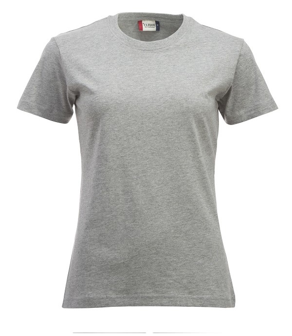 CLIQUE NEW CLASSIC-T WOMEN GRIJSMELANGE