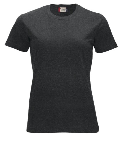 CLIQUE NEW CLASSIC-T WOMEN ANTRACIET MELANGE