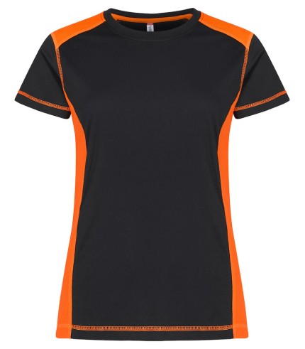 CLIQUE AMBITION-T WOMEN SIGNAALORANJE