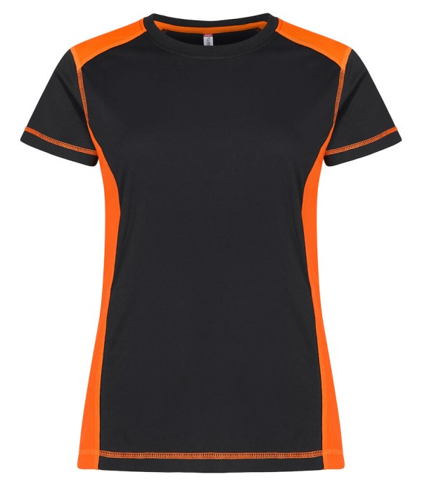 CLIQUE AMBITION-T WOMEN SIGNAALORANJE