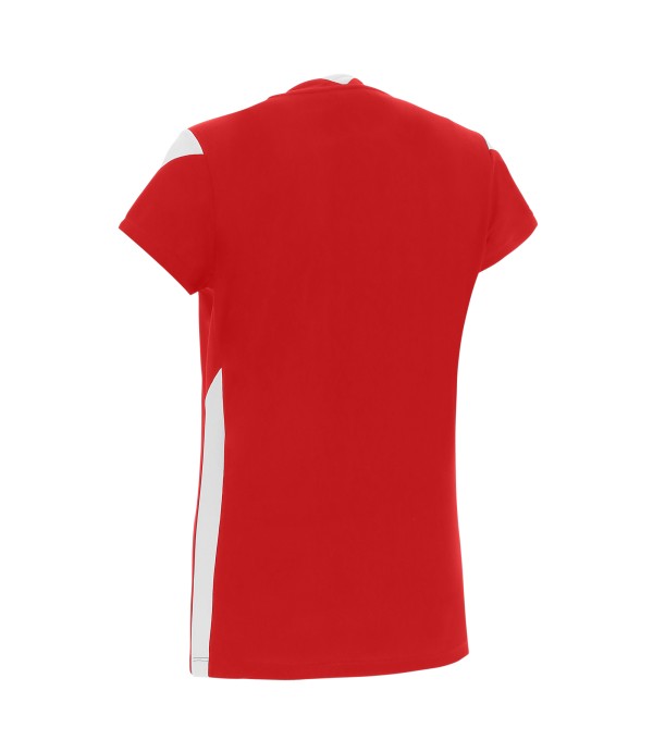 OXYGEN SHIRT WOMAN RED/WHT