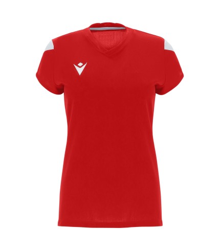 OXYGEN SHIRT WOMAN RED/WHT