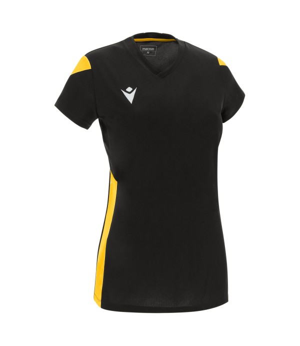 OXYGEN SHIRT WOMAN BLK/YEL