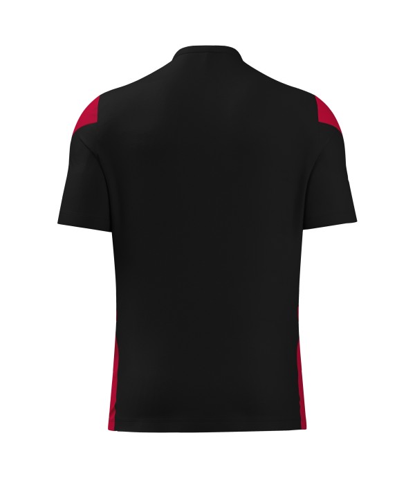 POLIS SHIRT BLK/RED SS