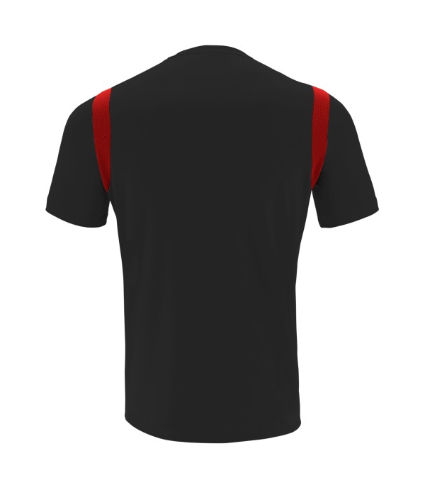 RODDERS SHIRT BLK/RED SS