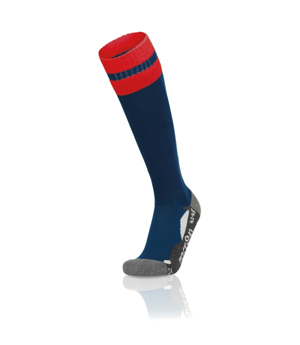 AZLON SOCKS NAV/RED