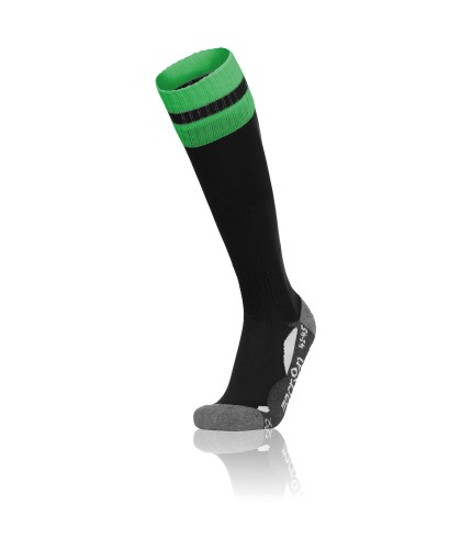 AZLON SOCKS BLK/GRN