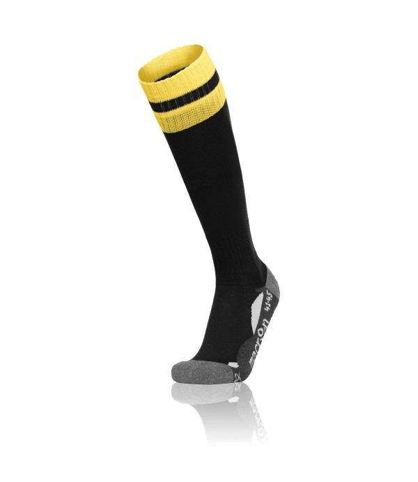 AZLON SOCKS BLK/YEL