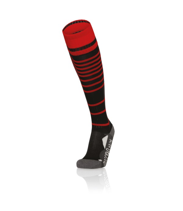 TARGET SOCKS BLK/RED