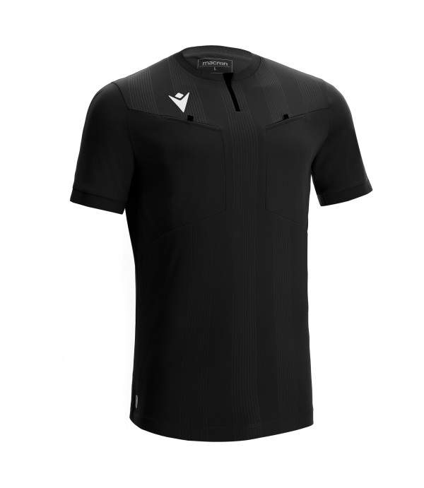 DIENST ECO REFEREE SHIRT BLK/WHT SS