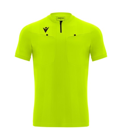 DIENST ECO REFEREE SHIRT NYEL/BLK SS