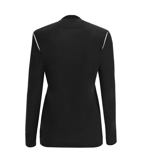 STEPHANIE REFEREE WOMAN SHIRT BLK/WHT LS