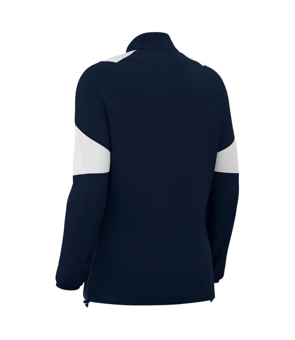 CHANTICO WMN 1/4 ZIP TOP NAV/WHT