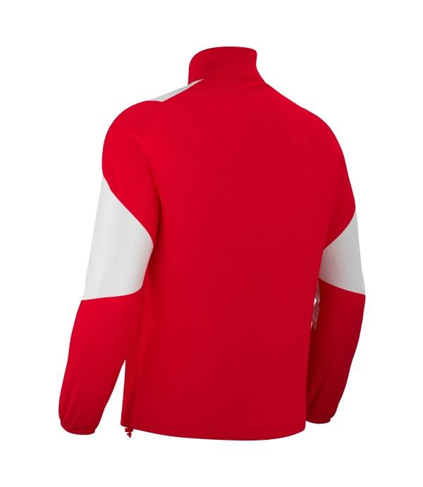 CUZCO 1/4 ZIP TOP RED/WHT