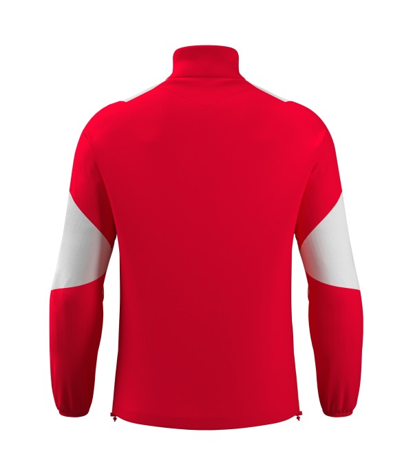 CUZCO 1/4 ZIP TOP RED/WHT