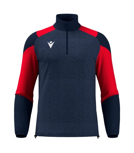 CUZCO 1/4 ZIP TOP NAV/RED