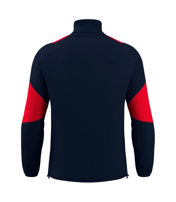 CUZCO 1/4 ZIP TOP NAV/RED