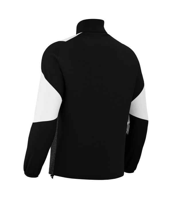 CUZCO 1/4 ZIP TOP BLK/WHT