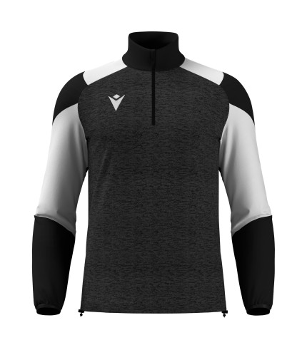 CUZCO 1/4 ZIP TOP BLK/WHT