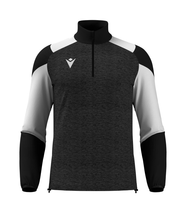 CUZCO 1/4 ZIP TOP BLK/WHT