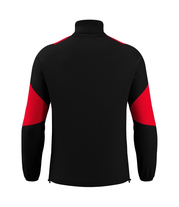 CUZCO 1/4 ZIP TOP BLK/RED