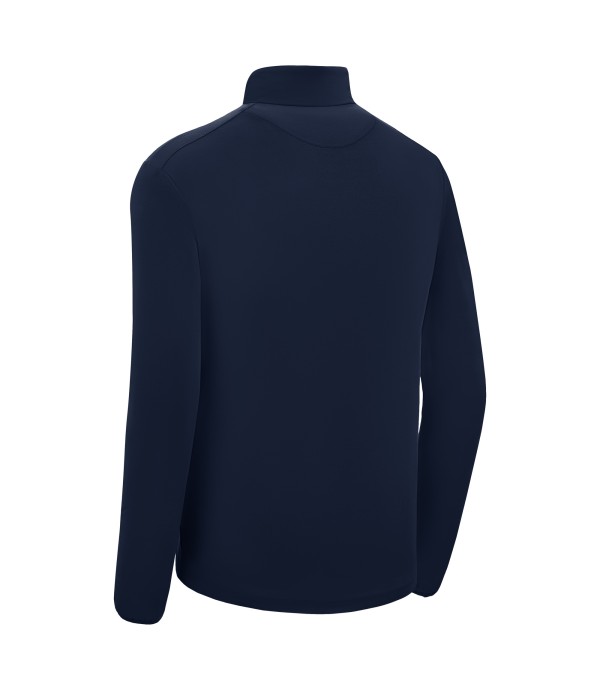 FRASER 1/4 ZIP TOP NAV/YEL