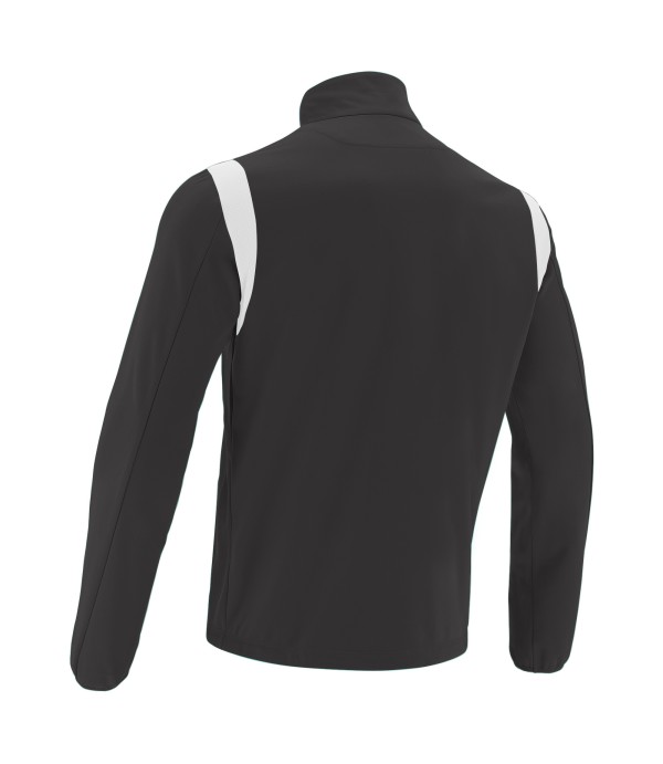 GANGE 1/4 ZIP TOP BLK/WHT