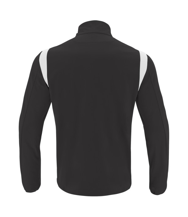 GANGE 1/4 ZIP TOP BLK/WHT