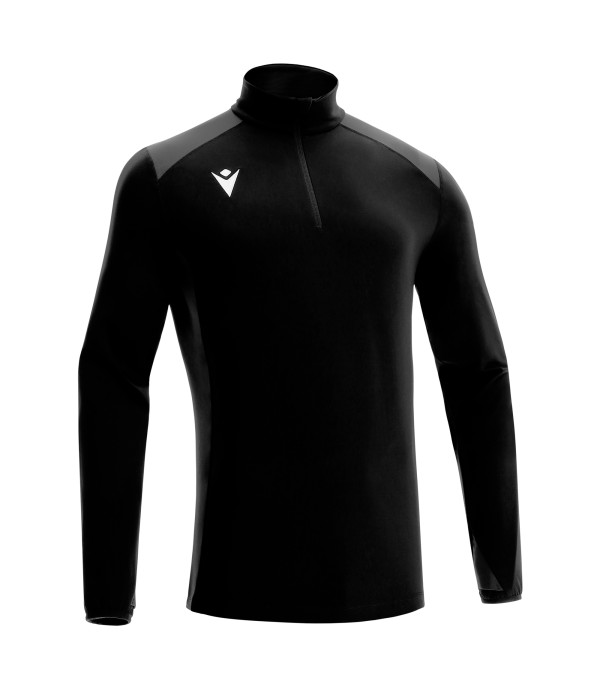 IOLITE 1/4 ZIP TOP BLK/ANT