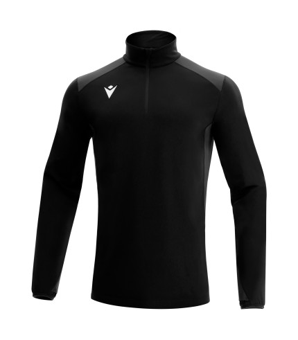 IOLITE 1/4 ZIP TOP BLK/ANT