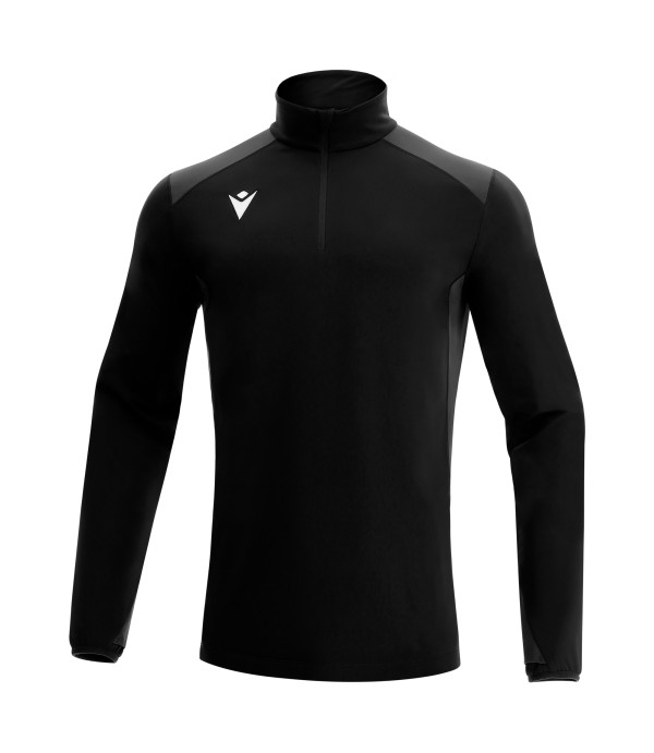 IOLITE 1/4 ZIP TOP BLK/ANT