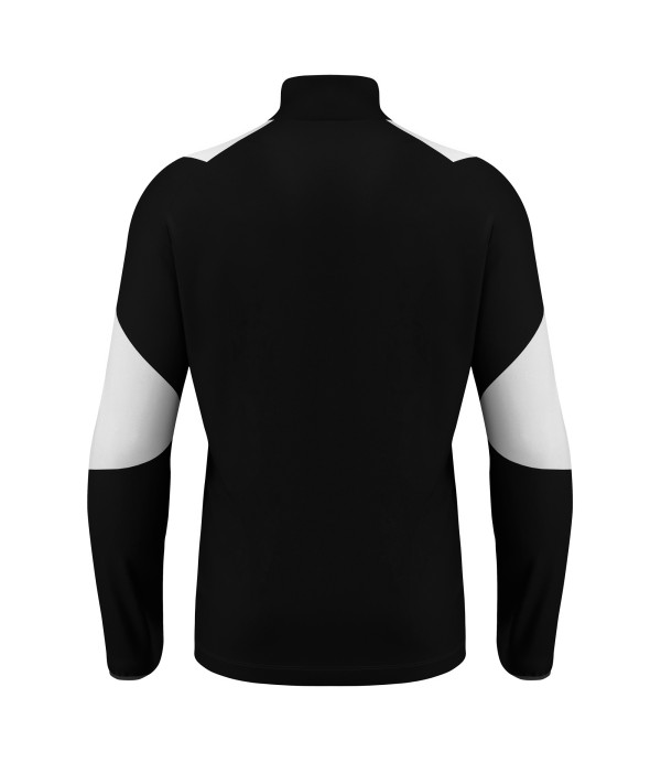 IZEL 1/4 ZIP TOP BLK/WHT